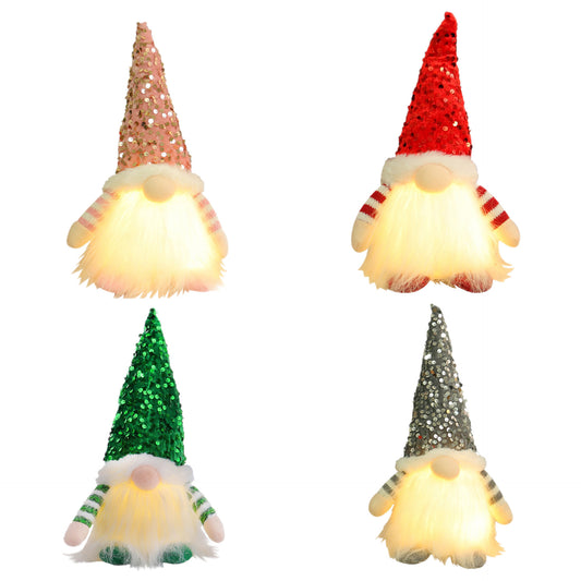 🧙🏻♂️Light - Up Gnome Decoration (30 cm) - Multiple Hat Colours - Buy 2 or More Save 10 %