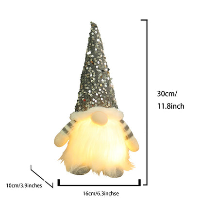 🧙🏻‍♂️Light - Up Gnome Decoration (30 cm) - Multiple Hat Colours - Buy 2 or More Save 10 %