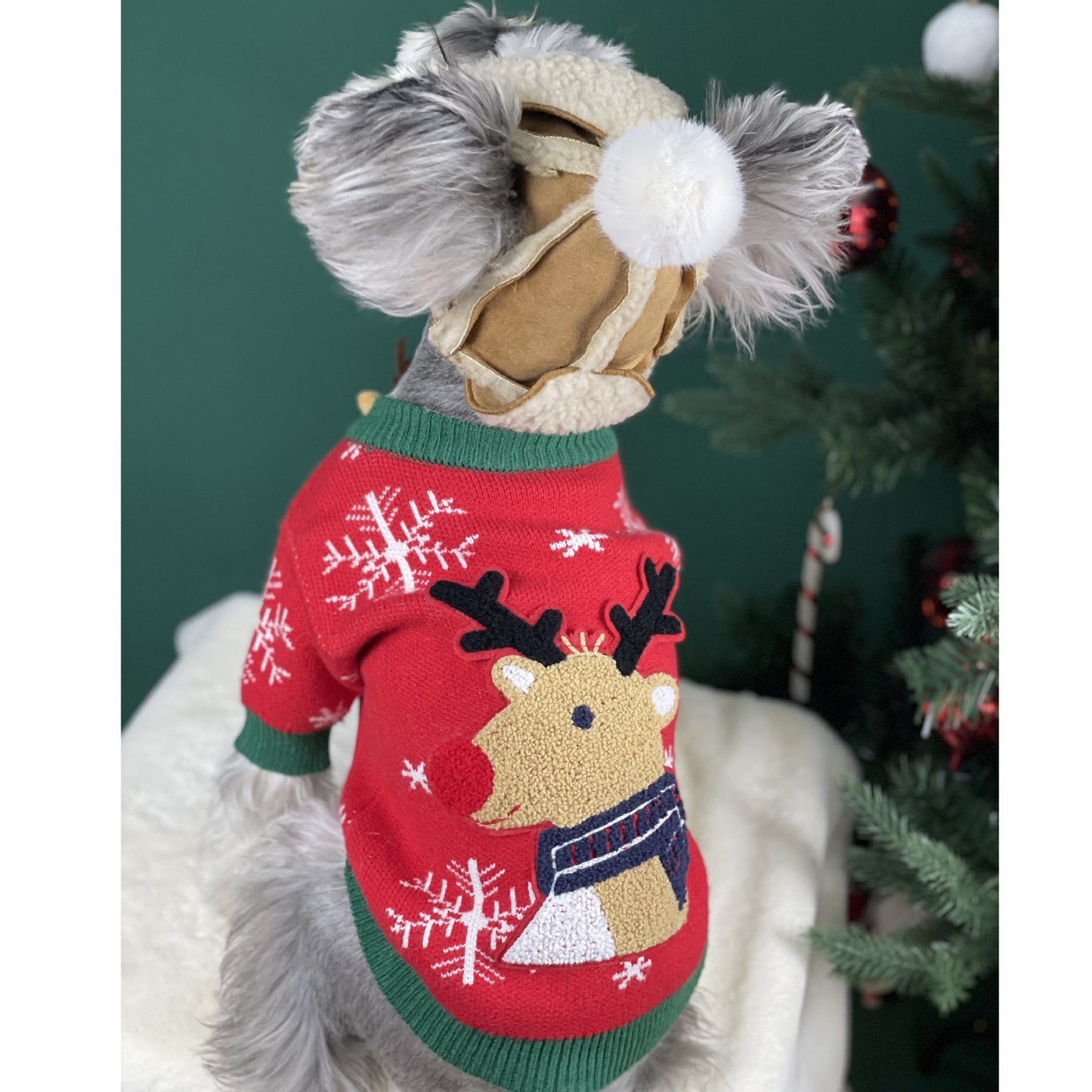 🧣Pet Christmas Sweater - Warm Padded Dog Jumper (S-XXL) - Buy 2 and Save 10 %