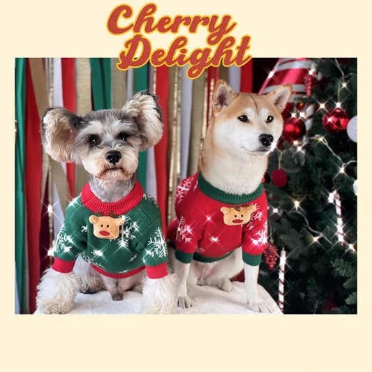 🧣Pet Christmas Sweater - Warm Padded Dog Jumper (S-XXL) - Buy 2 and Save 10 %