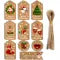 🎁 Christmas Wrap & Tag Kit - Kraft Paper + 50 Tags